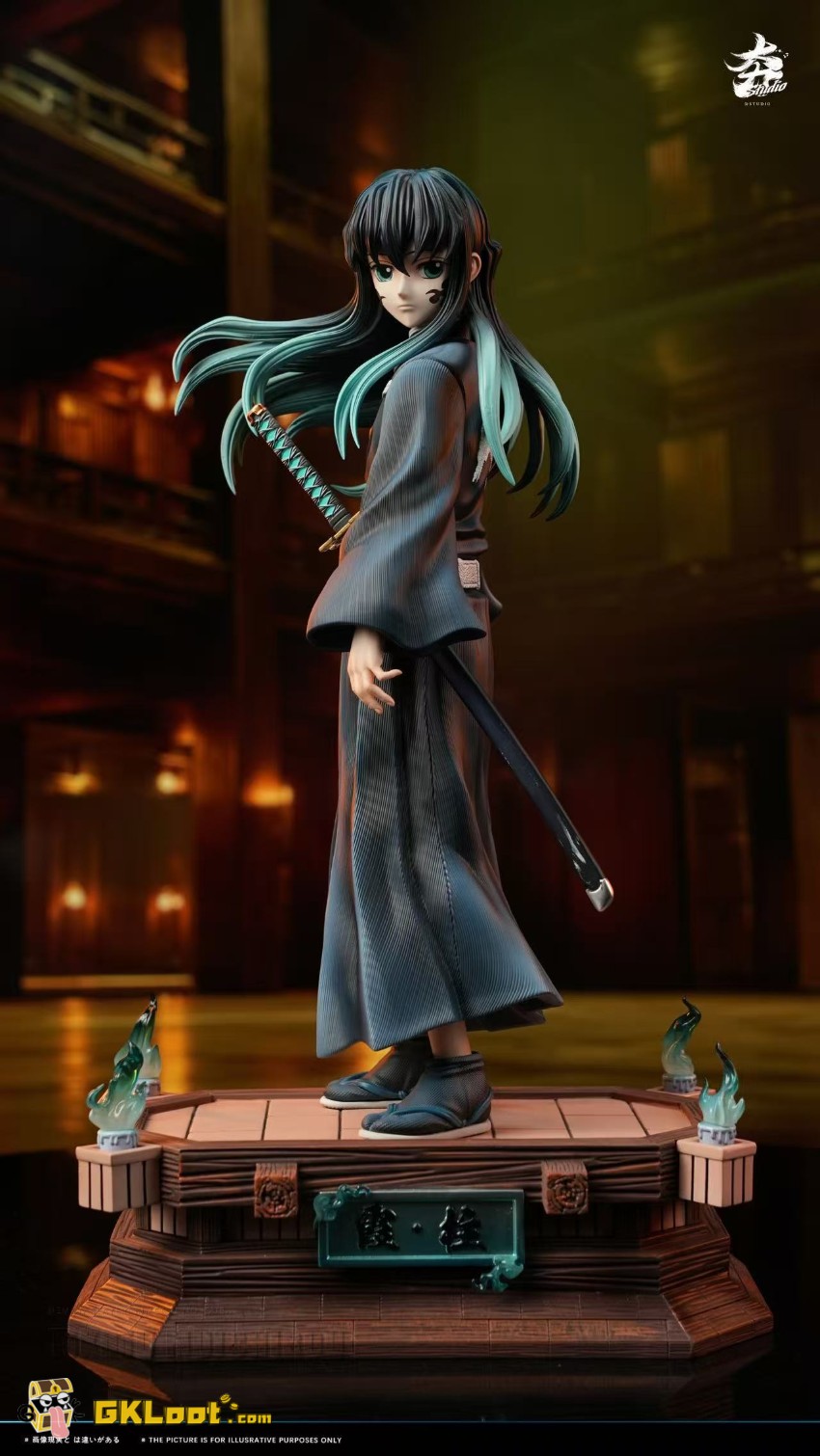 Hang Studio Demon Slayer Tokitou Muichirou Statue - View 7 Hang Studio Demon Slayer Tokitou Muichirou Statue - View 7