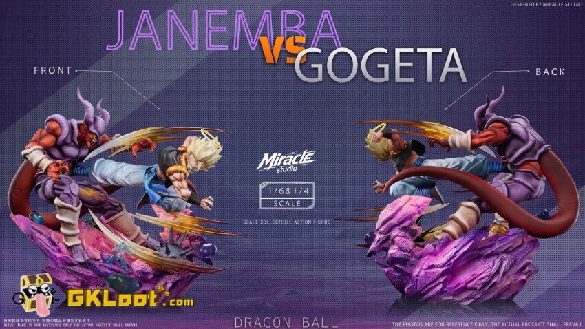 Miracle Studio Dragon Ball Gogeta & Janemba Statue - View 2 Miracle Studio Dragon Ball Gogeta & Janemba Statue - View 2
