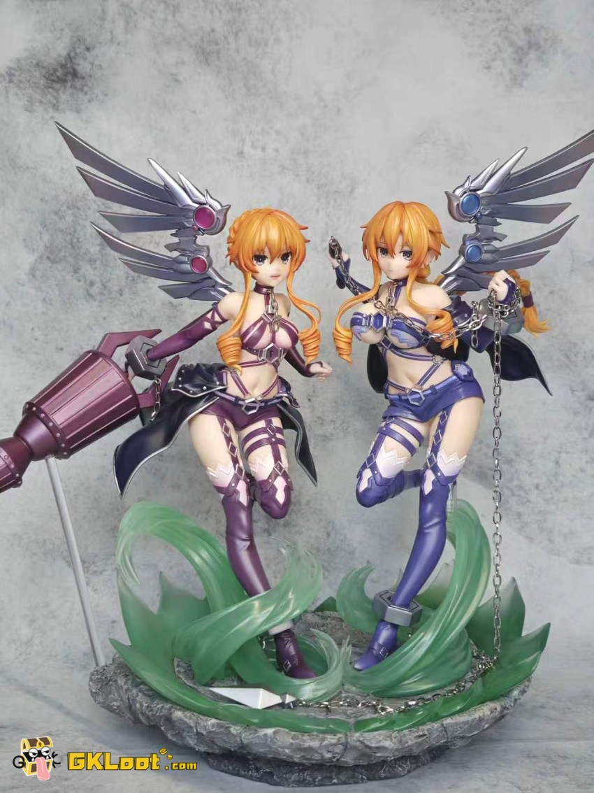 DongFangRenXing Studio Date A Live Yamai Kazamachi & Yuzuru Yamai Statue - View 2 DongFangRenXing Studio Date A Live Yamai Kazamachi & Yuzuru Yamai Statue - View 2