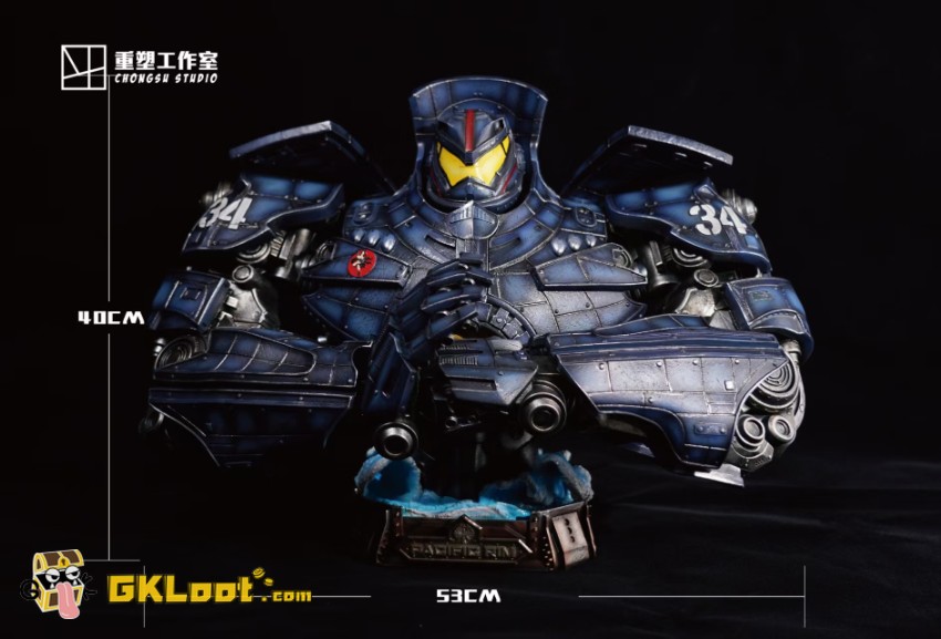 CHONGSU Studio Pacific Rim Gipsy Danger Statue - View 2 CHONGSU Studio Pacific Rim Gipsy Danger Statue - View 2