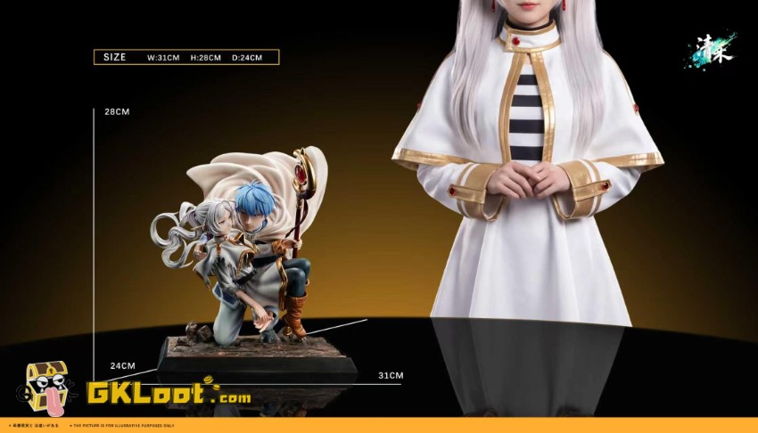 Qing He Studio 1/6 Frieren: Beyond Journey's End Frieren & Himmel Statue - View 6 Qing He Studio 1/6 Frieren: Beyond Journey's End Frieren & Himmel Statue - View 6