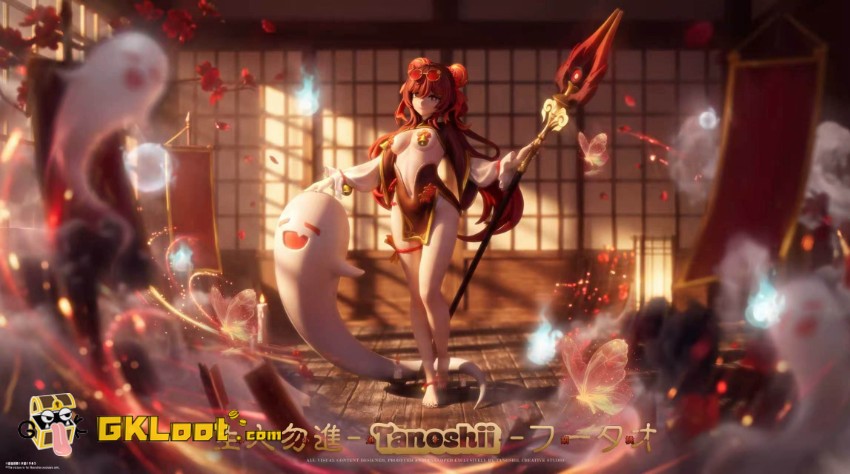 TANOSHII Studio 1/6 Genshin Impact Hu Tao Statue - View 2 TANOSHII Studio 1/6 Genshin Impact Hu Tao Statue - View 2