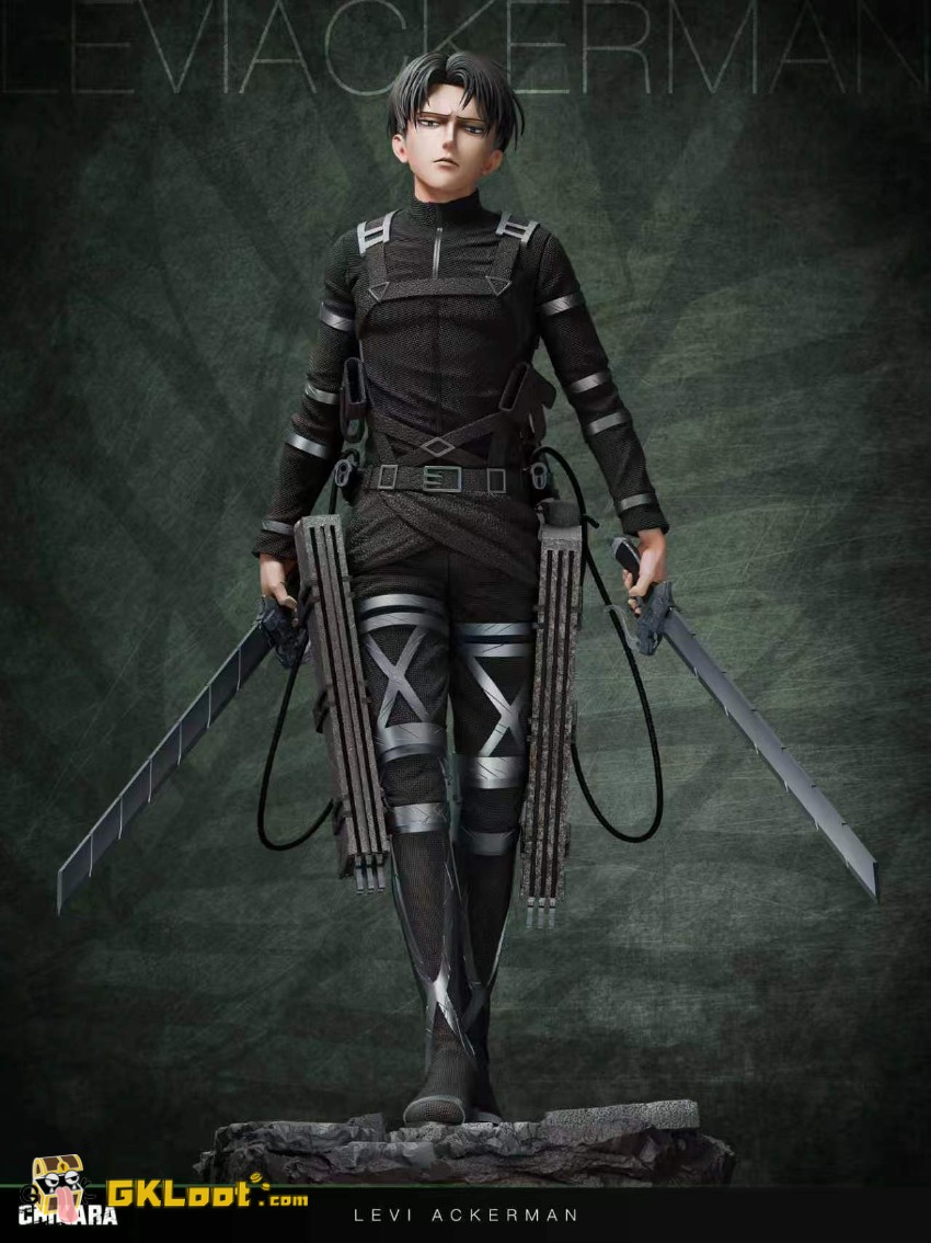 Chikara Studio 1/6 Attack on Titan Levi Ackerman Statue - View 2 Chikara Studio 1/6 Attack on Titan Levi Ackerman Statue - View 2