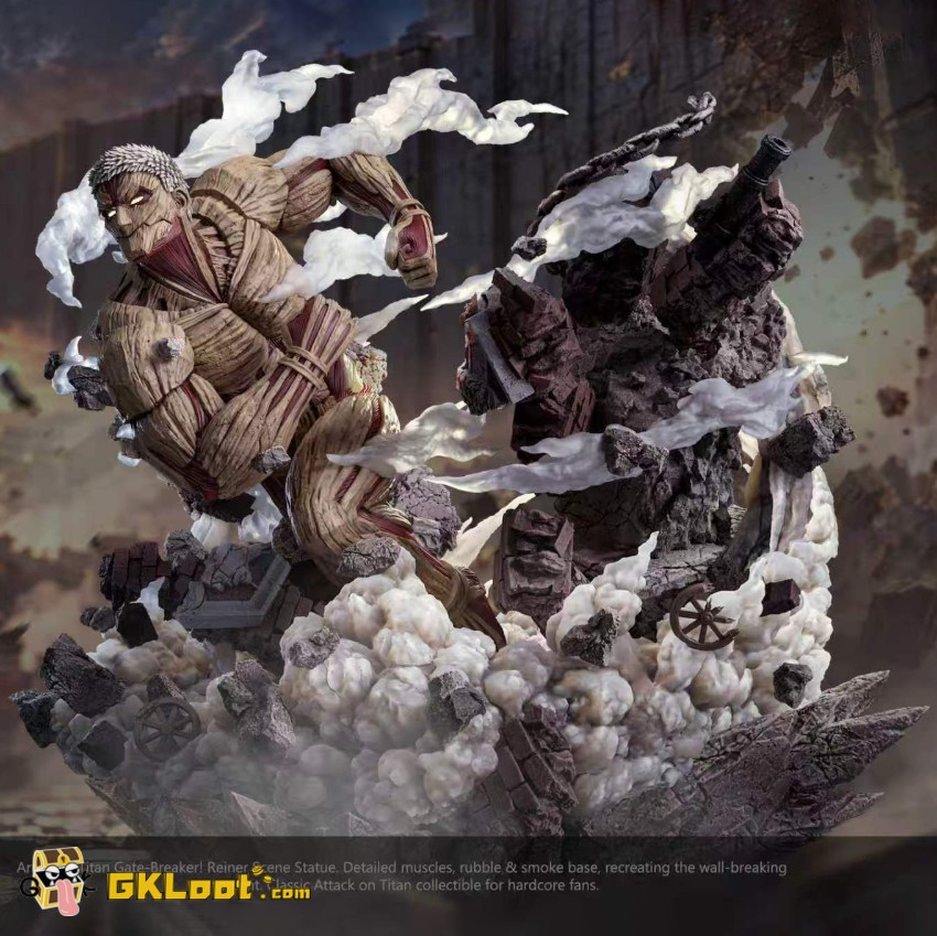 Model Power Studio Attack on Titan Armored Titan Statue w/ LED - View 1 Model Power Studio Attack on Titan Armored Titan Statue w/ LED - View 1