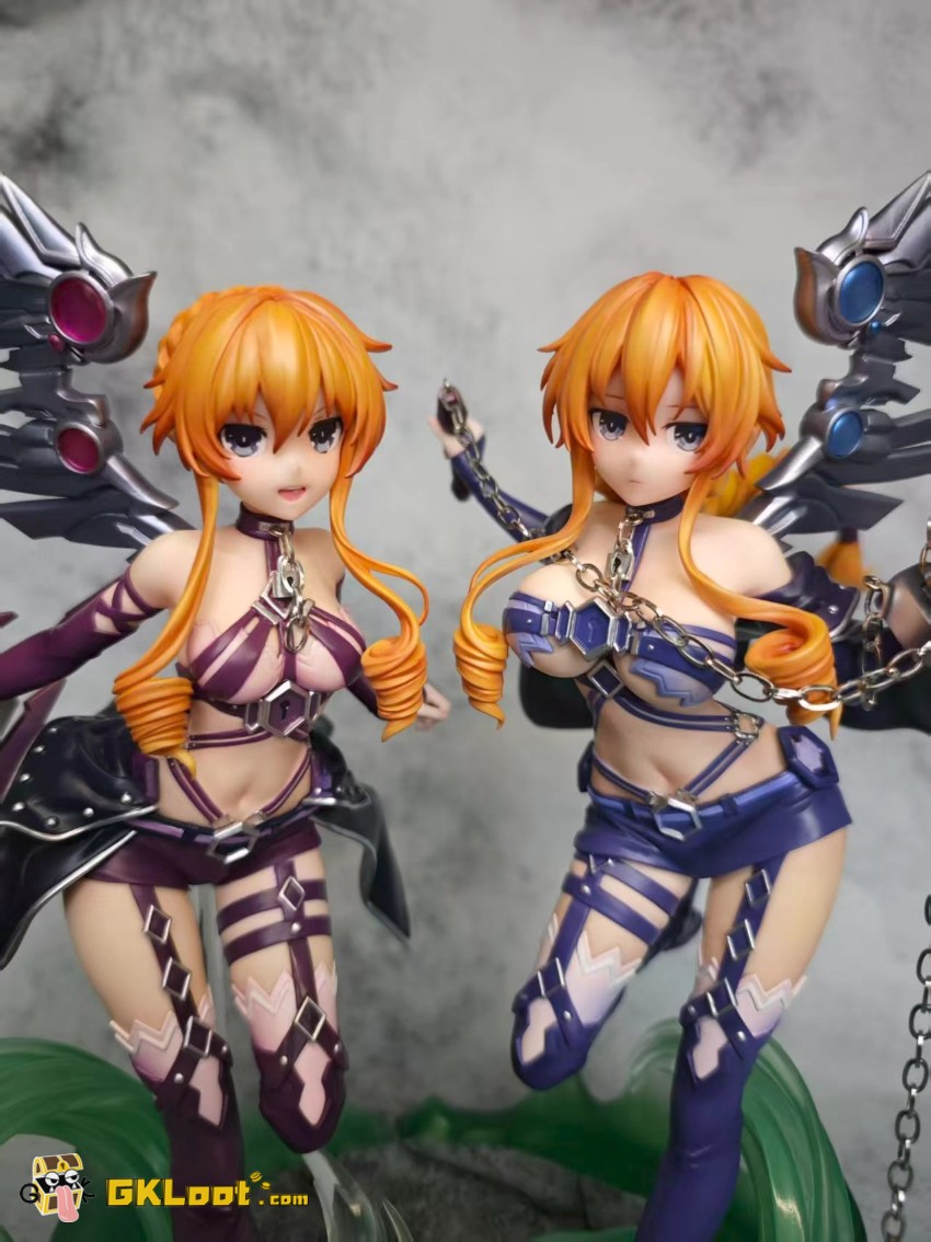 DongFangRenXing Studio Date A Live Yamai Kazamachi & Yuzuru Yamai Statue - View 4 DongFangRenXing Studio Date A Live Yamai Kazamachi & Yuzuru Yamai Statue - View 4