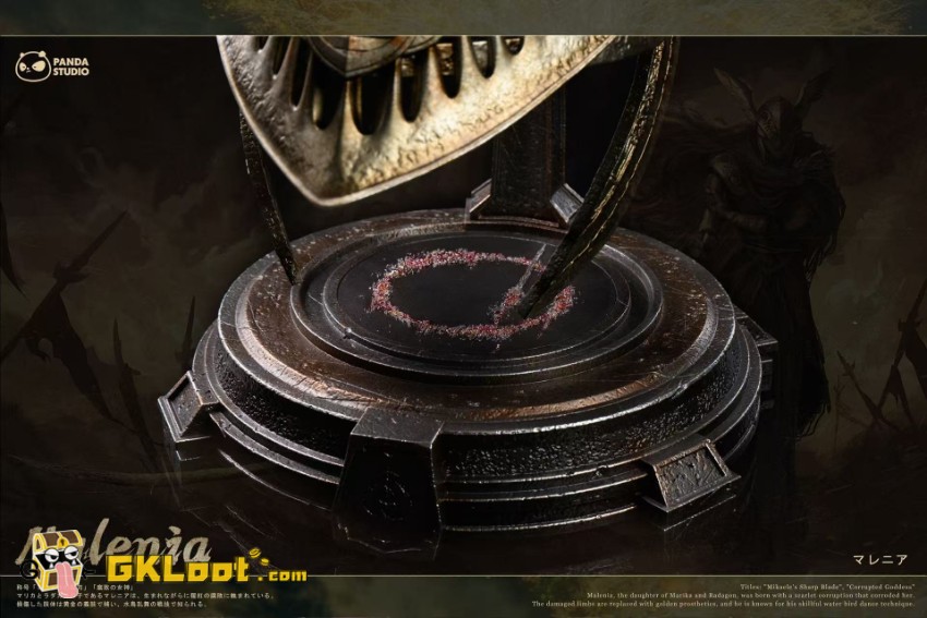 Panda Studio 1/1 Elden Ring Malenia Helmet Statue - View 4 Panda Studio 1/1 Elden Ring Malenia Helmet Statue - View 4