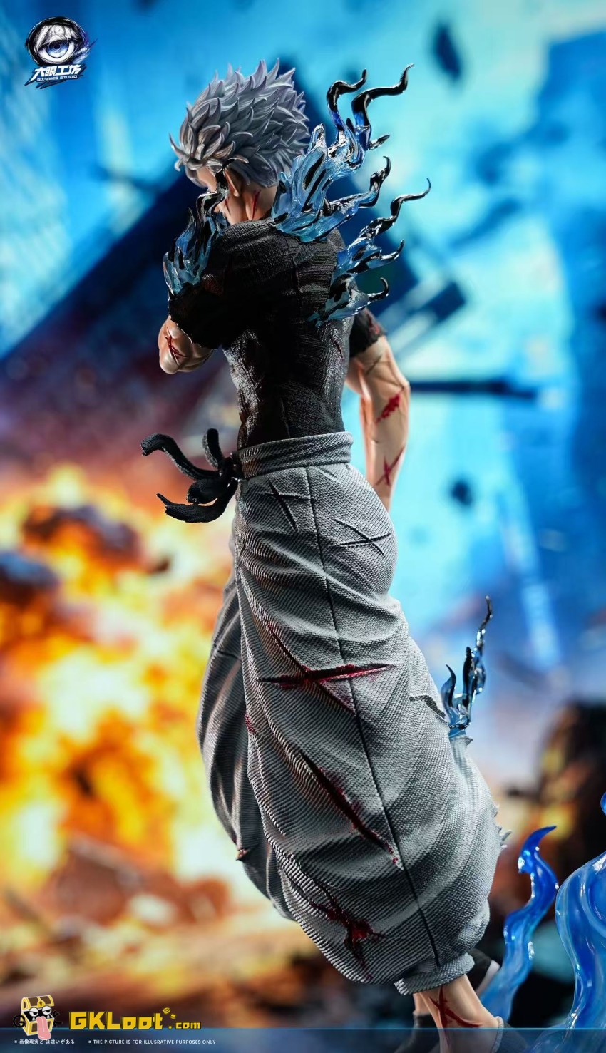 Six Eyes Studio Jujutsu Kaisen Satoru Gojo Statue - View 7 Six Eyes Studio Jujutsu Kaisen Satoru Gojo Statue - View 7
