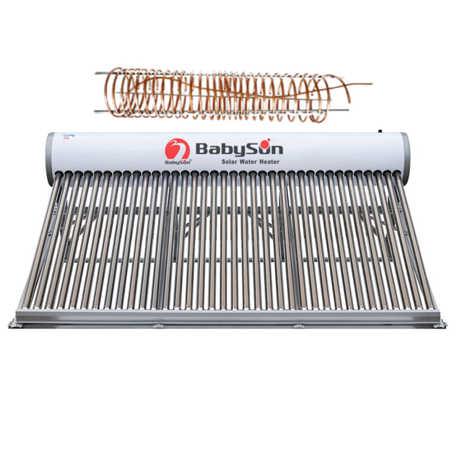 Copper Coil Solar Water Heater