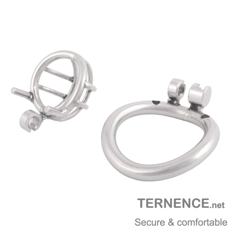 TERNENCE Stainless Steel Small Male Chastity Device Ergonomic Design Cock Cage
