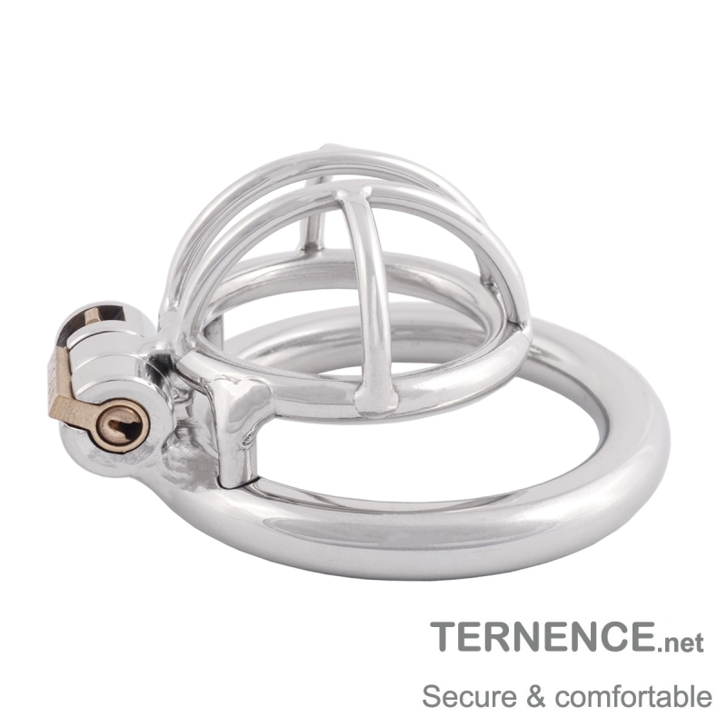 TERNENCE Men's Virginity Lock Belt Male Chastity Device Short Male Cock Cage for SM Penis Exercise Sex Toys