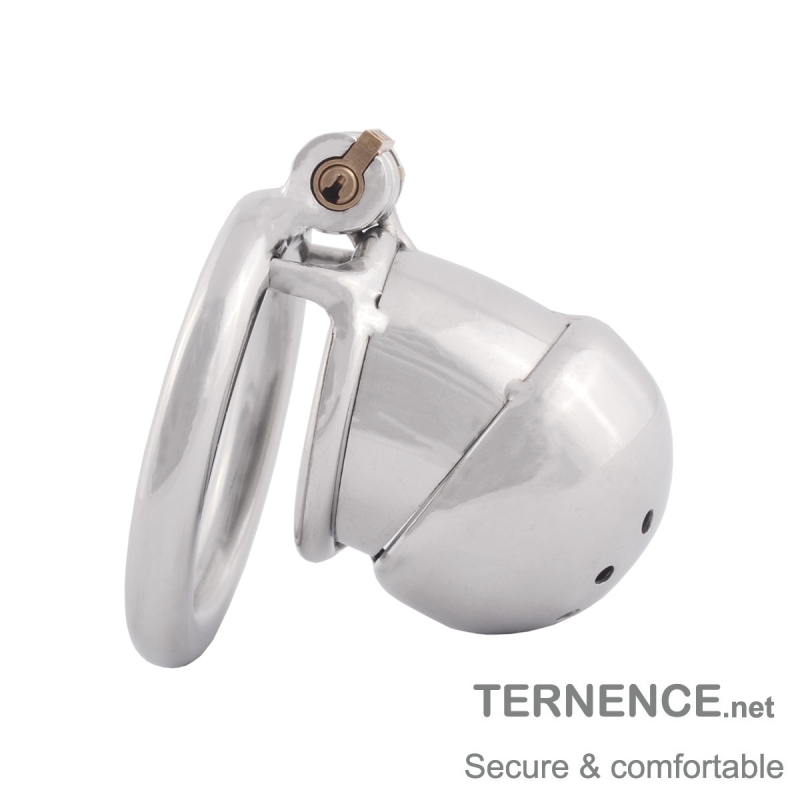 TERNENCE Penis Ring Virginity Lock Stainless Steel Chastity Belt Adult Game Sex Toy