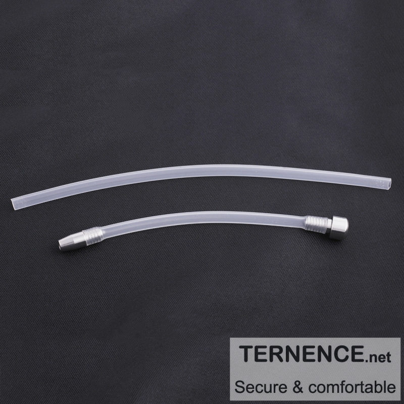 TERNENCE Male Chastity Device Cage Accessories 8mm Silicone Tubing 2 Pack (10cm + 20cm) L14