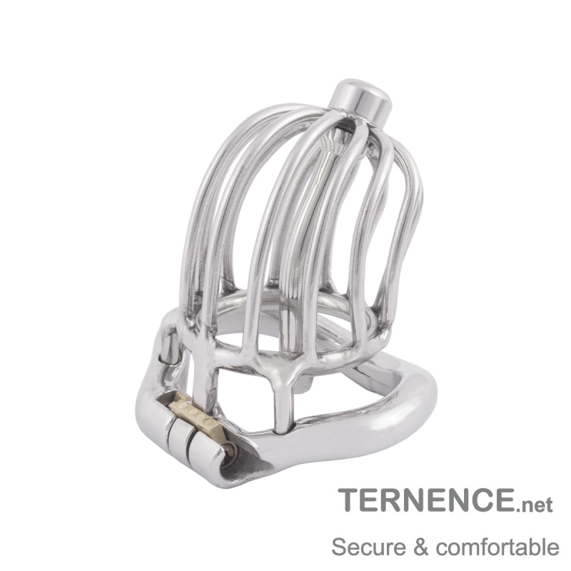 TERNENCE Stainless Steel Male Cock Cage Accessories 8mm Urinary Catheter for T7, T8 Series Chastity Device