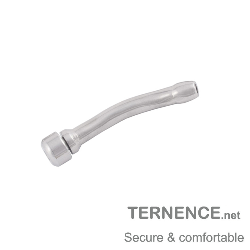 TERNENCE Stainless Steel Male Cock Cage Accessories 8mm Urinary Catheter for T7, T8 Series Chastity Device