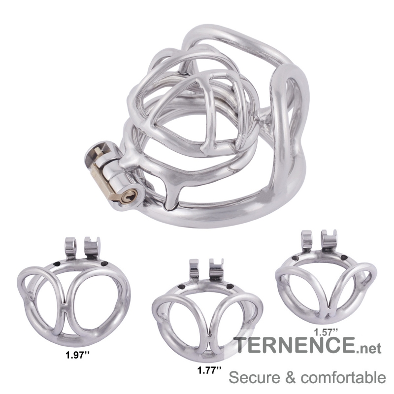 TERNENCE Chastity Locked Breathable Stainless Steel Male Chastity Device Mens Sexual Health SM Penis Exercise Sex Toys