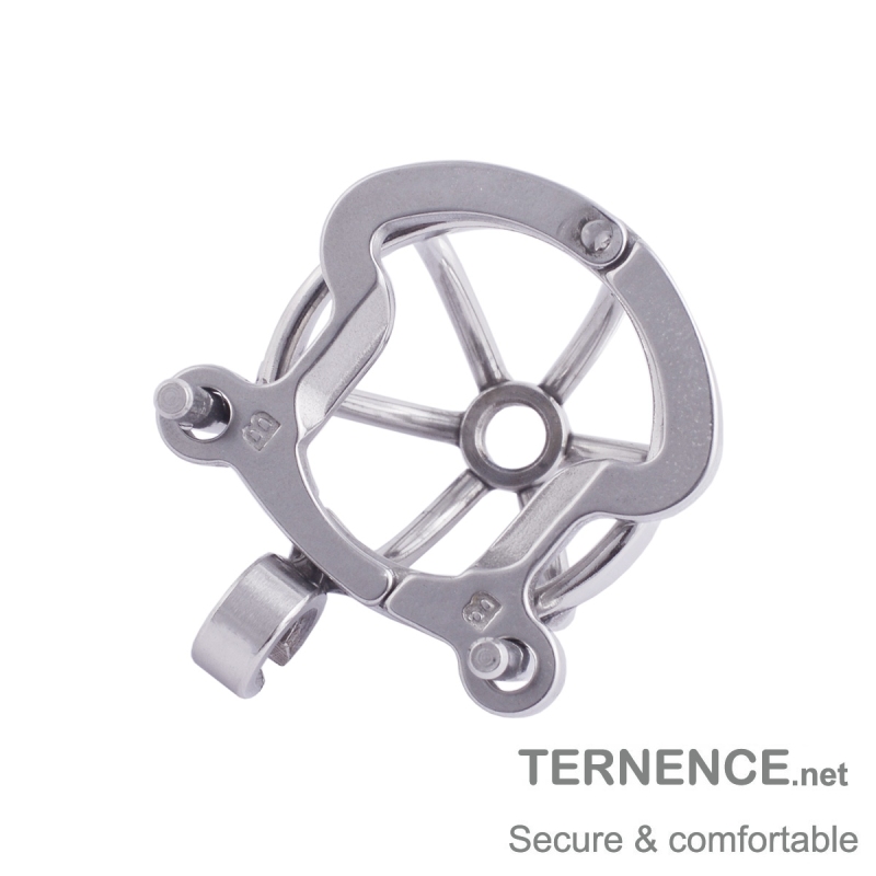 TERNENCE Men's Virginity Lock Belt Male Chastity Cock Cage Anti-Off Ring