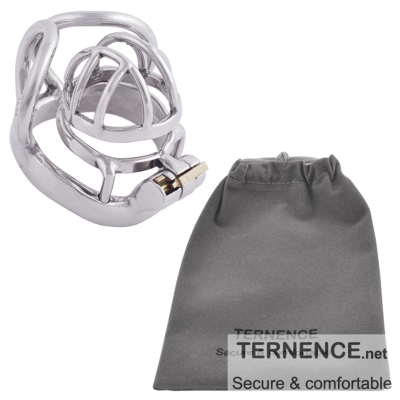 TERNENCE Male Chastity Device 304 Steel Stainless Comfortable Ergonomic Design Closed Ring Cock Cage Men Adult Sex Toys
