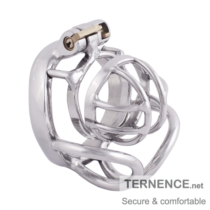 TERNENCE Male Chastity Device 304 Steel Stainless Comfortable Ergonomic Design Closed Ring Cock Cage Men Adult Sex Toys