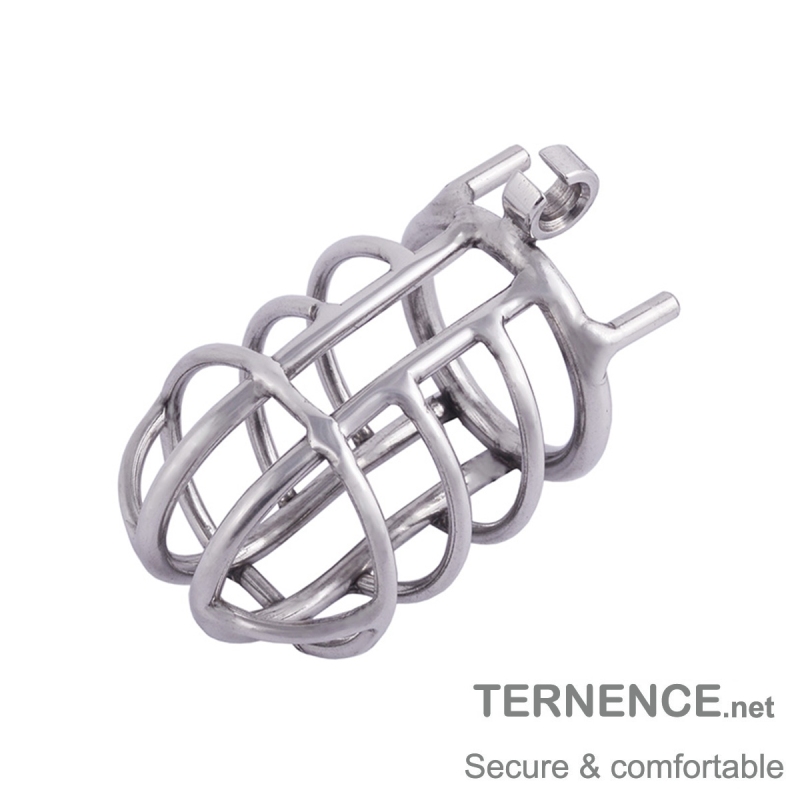 TERNENCE Metal Male Chastity Device 304 Steel Stainless Cock Cage Closed Ring (only cages do not include rings and locks)