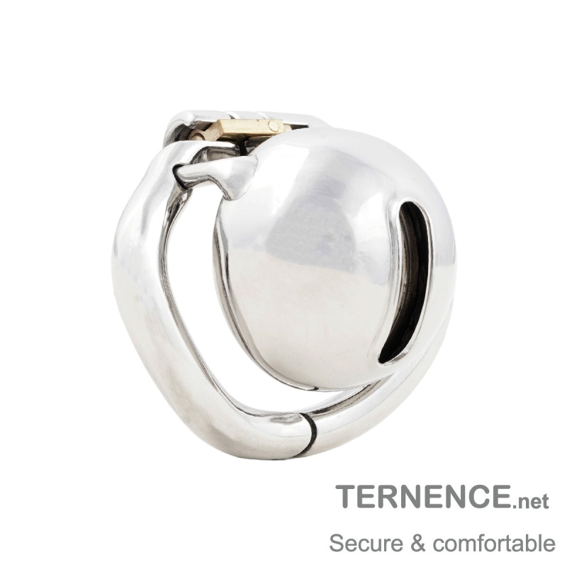 TERNENCE Mens Short Chastity Cages Ergonomic Design Hinged Ring Cock Cage Adult Game Sex Toy