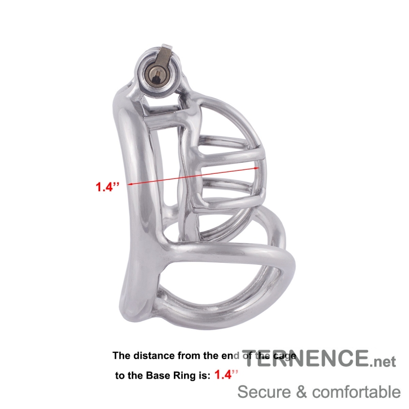 TERNENCE Cock Cage Male Chastity Locked Ergonomic Design Small Cage Sex Toy for Men  (only cages do not include rings and locks)