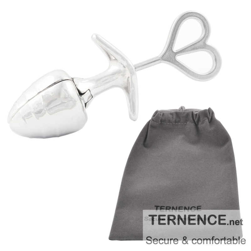 TERNENCE Opening Anal Plug Stainless Steel Heavy Duty Anal Trainer Butt Expander Anus Beads Lock Sex Toys