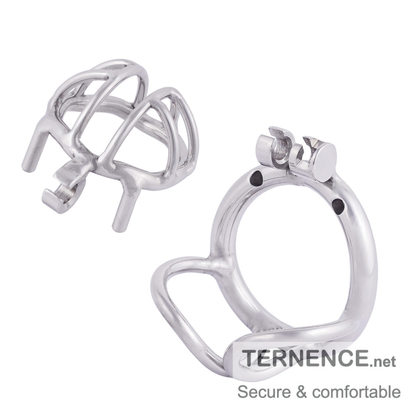 TERNENCE Cock Cage Male Chastity Locked Ergonomic Design Small Cage Sex Toy for Men  (only cages do not include rings and locks)