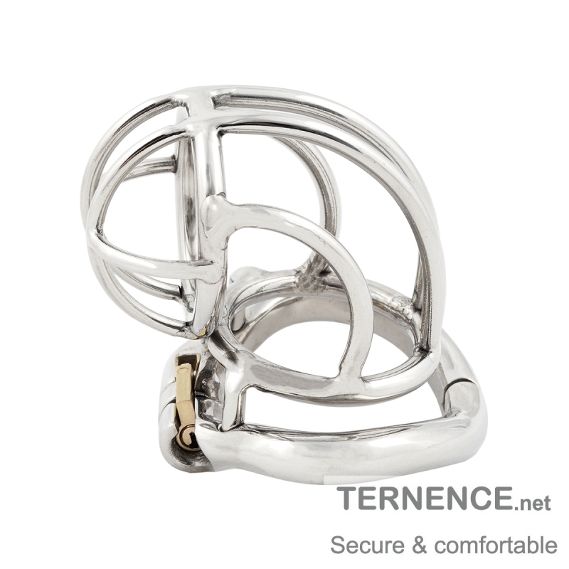 TERNENCE Chastity Device Male Cage 304 Stainless Steel Prevent Erection Bondage Couple Sex Lock