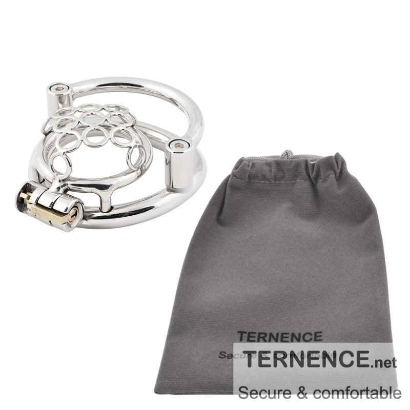TERNENCE Mens Short Chastity Cages Prevent Escape Design Closed Ring Cock Cage Adult Game Sex Toy