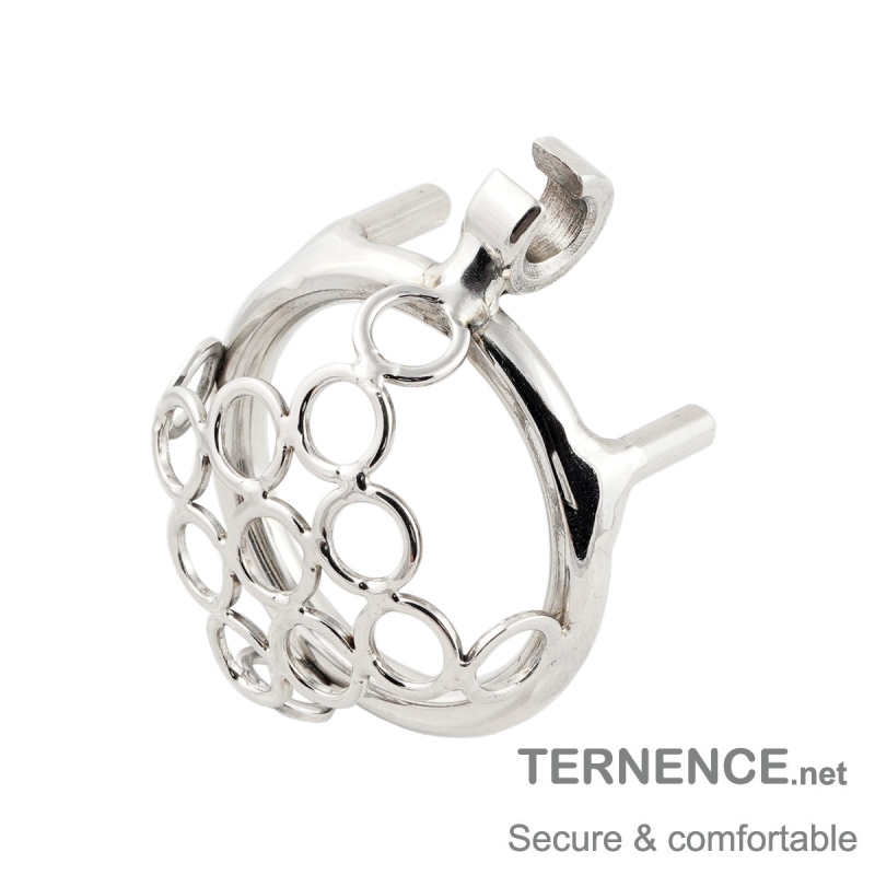 TERNENCE Mens Short Chastity Cages Prevent Escape Design Closed Ring Cock Cage for Closed Ring (only cages do not include rings and locks)