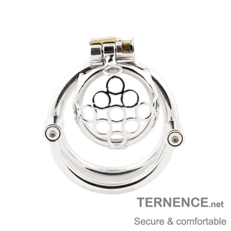 TERNENCE Mens Short Chastity Cages Prevent Escape Design Closed Ring Cock Cage for Closed Ring (only cages do not include rings and locks)