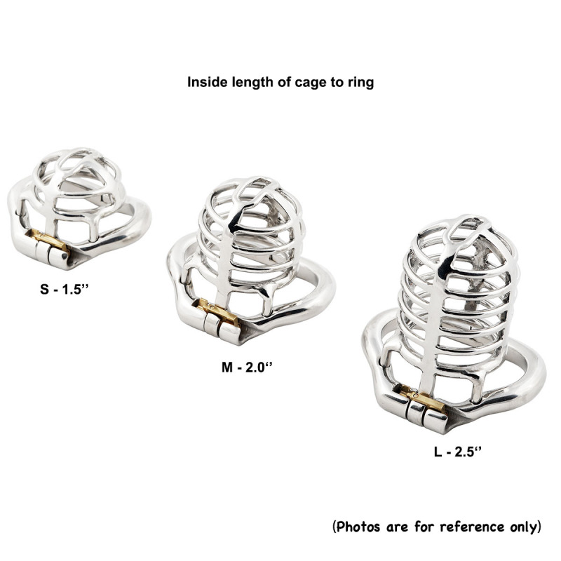 TERNENCE Small Size Male Chastity Cage Ergonomic Design Hinged Ring Cock Cage Penis Lock Adult Game Sex Toys