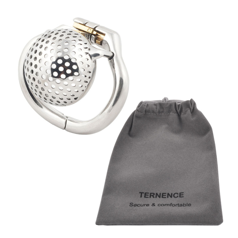 TERNENCE Super Small Male Cock Cage Chastity Belt 304 Steel Stainless Easy to Wear Adult Game Sex Toy