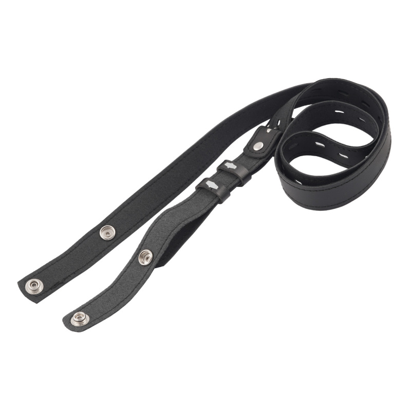 Chastity Device Closed Base Ring Belt for Cock Cage Base Ring Removable PU Belt