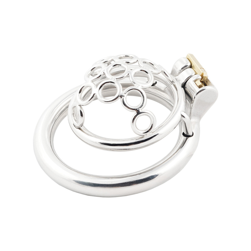 Male Chastity Device Super Short 304 Stainless Steel Men's Penis Lock (only cages do not include rings and locks)