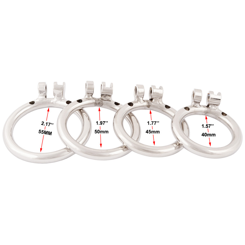 TERNENCE Stainless Chastity Device Base Ring Male Cock Cage Spares