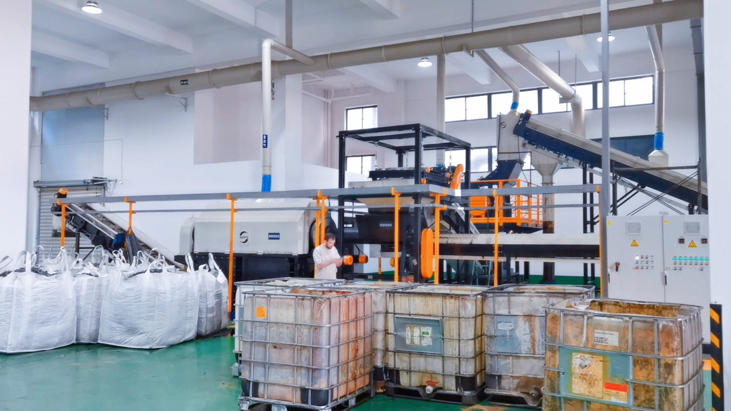 SOYU oil filter recycling machine and system