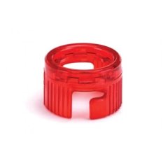 WESTONE BEST SYRINGE CLEAR RETAINER RING - TRANSLUCENT RED (EACH)
