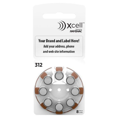 Xcell Private Label Batteries Size 312