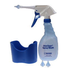Otoclear Spray wash Kit (box 20 irrigator tips, 1470ml spray wash bottle, 1x ear basin)