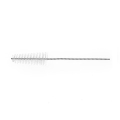 Hearing aid cleaning brush for cleaning hearing aids and earmolds White