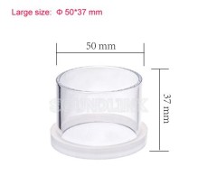 Casting Ring Cup Agar Duplicating Cup for Hearing Aid and In-ear Monitor Earmoulds Making