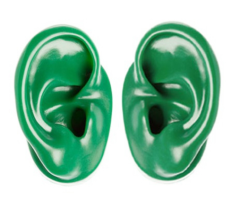 Silicone Ear Model-Green