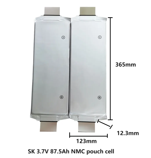 271wh/kg 3.7V 87.5Ah high energy density NMC Pouch cell Lithium Ion Battery for electric bicycle