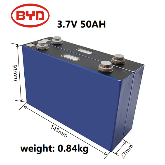 BYD brand new 3.7V nmc 50ah rechargeable prismatic cells lithium ion battery e bike motorcycle scooter batteries