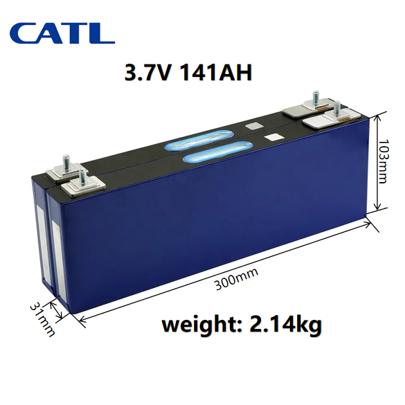 CATL NCM 3.7V141ah prismatic nmc Rechargeable cell battery 3.7v nmc for Electric Vehicle EV golf car