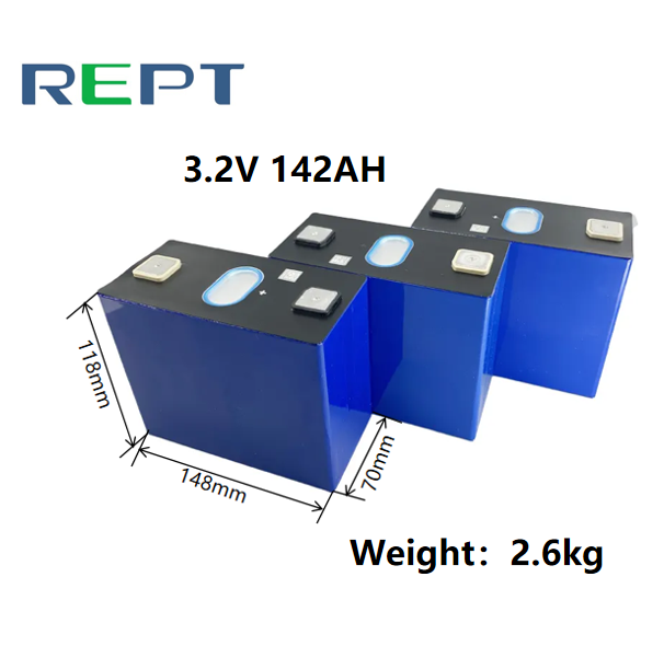 REPT 3.2V 142Ah lifepo4 prismatic battery rechargeable 142ah 150ah battery for home energy storage