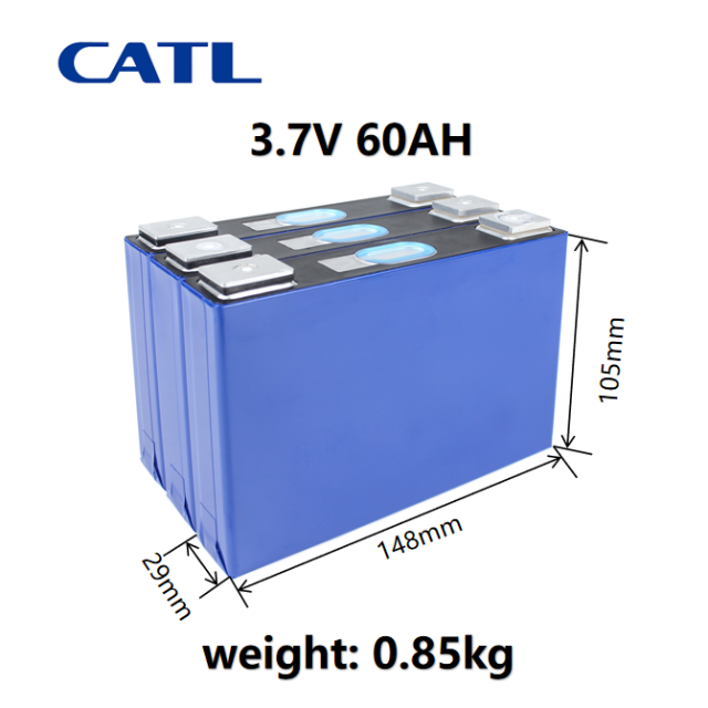 CATL 3.7v 40ah 60ah Electric vehicle power lithium battery cell prismatic cells for solar battery lithium deep cycle batteries