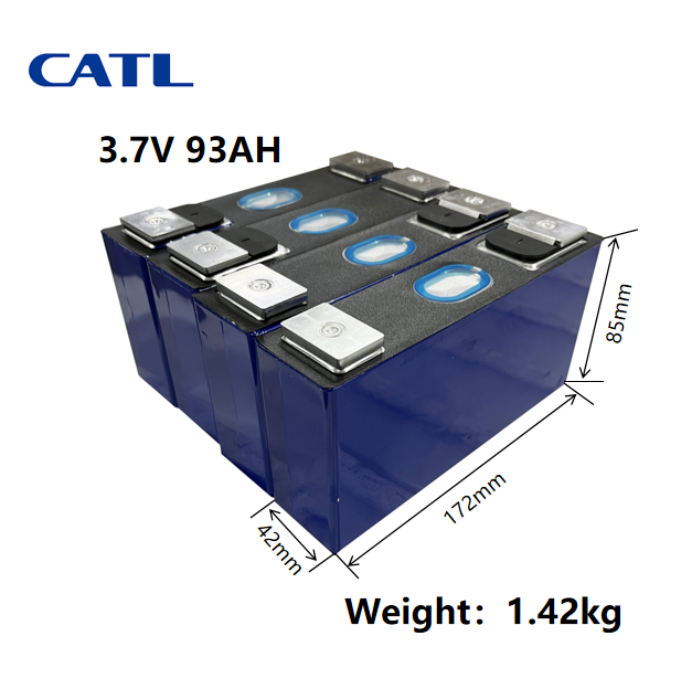 Brand NEW CATL 3.7v 93ah Lithium ion battery prismatic rechargeable batery cell for electric car