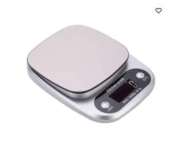 10kg high acculate display stainless steel battery rechargeable household digital kitchen scale